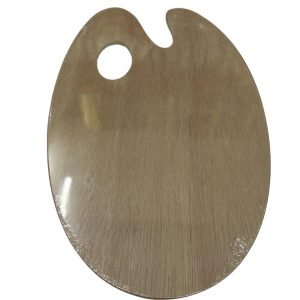 Paleta para pintor de madera 20x30