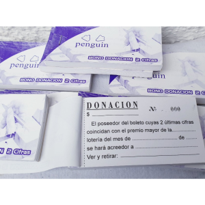 Bono donación 3 cifras