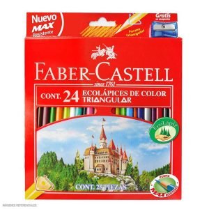 Lapices de colores x24 faber