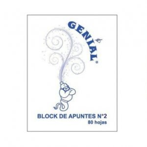Block de apuntes nº2 13x18 80 hojas