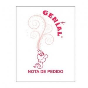 Nota de pedido 70hojas engrampada y con desborde