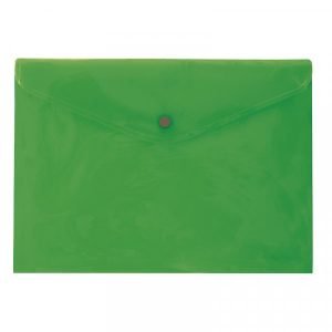 Sobre plastico a4 con broche apaisado plus office