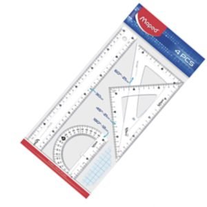 Juego de geometría 30cm maped