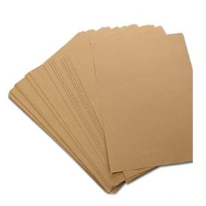 Cartulina a4 150gr x20hojas papel kraft