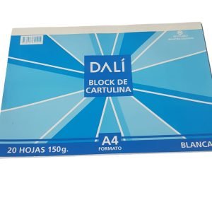 Block cartulina blanca a4