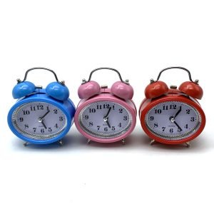 Reloj despertador c/campanas oval
