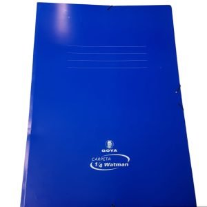 Carpeta 1/4 watman con elastico