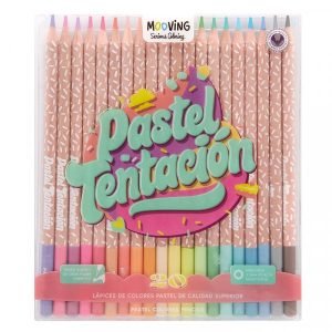 Lapices de colores x20 pastel mooving