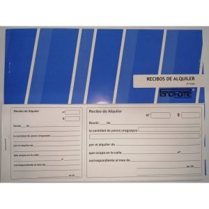 Recibo de alquiler grande