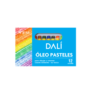 Oleo pastel x12 colores dali