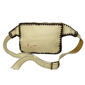 Riñonera de cuero artesanal 100% cuero