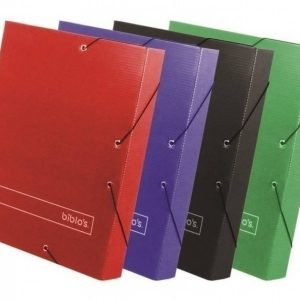 Carpeta escolar con elastico biblos