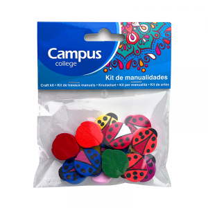 Confetti mariquitas de maderita x15