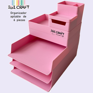 Organizador plastico apilable ibi craft