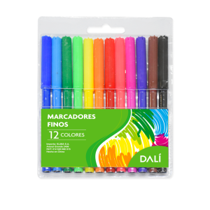 Marcador fino x12 dali