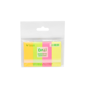 Banderitas autohadesivas fluo x 400 dali