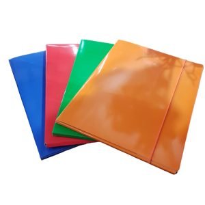 Carpeta 1/8 25 x 35cm 1cm de lomo c/elastico carton laminado