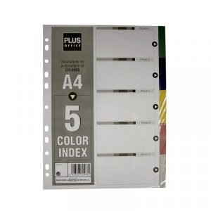 Separador de colores a4 x5 colores