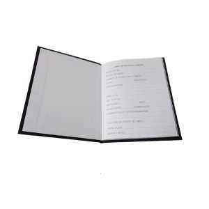 Libro de trabajo 30hojas foliado tapa dura