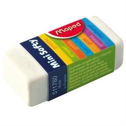 Goma de borrar mini softy maped