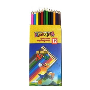 Lapices de colores x12 largos economicos