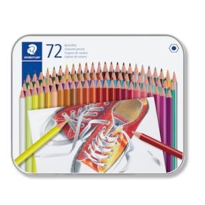 Lápices de colores x72 caja metálica staedtler
