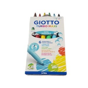 Marcador x6 grueso giotto