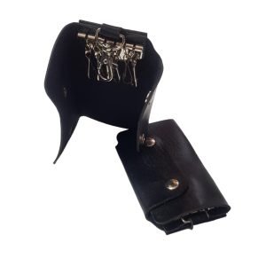 Llavero con porta llaves de cuerina