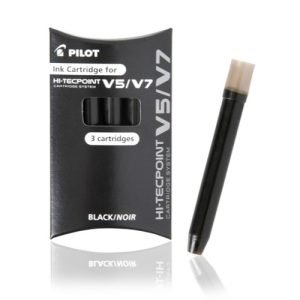 Cartuchos repuestos para boligrafo v5 pilot x3