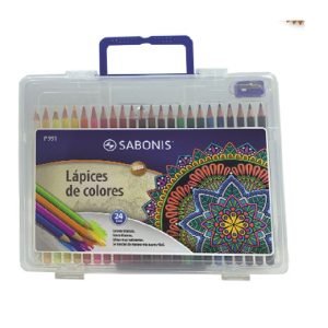 Lápices de colores x24 sabonis
