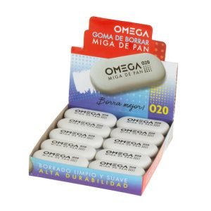 Goma de borrar oval omega 63x28 x1