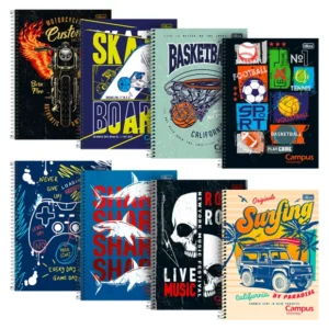 Cuadernola 200 hojas action super tapa dura