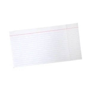 Ficha de biblioteca 13x20 rayada