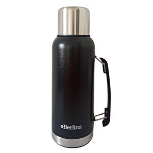 Termo 1L acero con pico cebador y base antideslizante