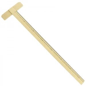 Regla t de 1/2 watman