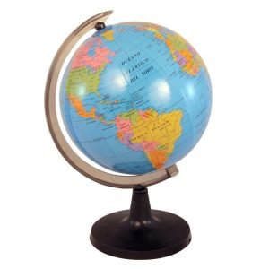 Globo terráqueo 14cm