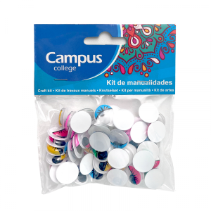 Ojitos moviles 15mm con pestañas