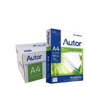 Papel fotocopia a4 75gr autor