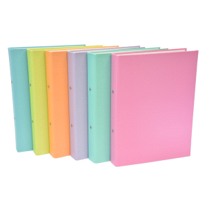 Archivador a4 2 anillos colores pastel