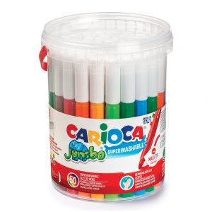 Marcadores gruesos jumbo x50 carioca