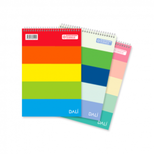 Block a5 c/espiral rayado dali franjas