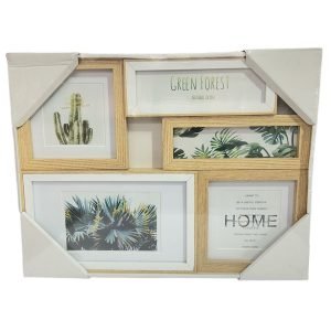 porta retrato multiple en madera