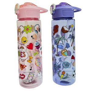 Botella colorida 24x7cm