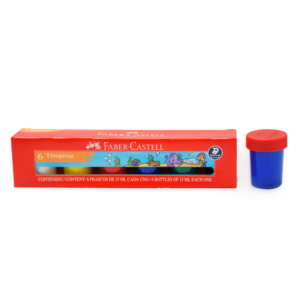Témpera Faber 6 colores surtidos