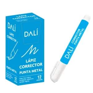 Corrector lápiz punta de metal