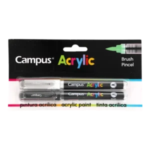 Marcadores punta pincel Campus Acrylic 2 unidades