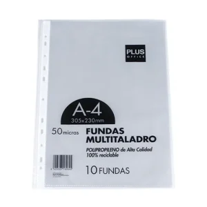 Fundas protectoras x10 a4 50micras