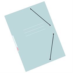 Carpeta con Elástico Teoría+ Celeste Pastel