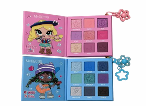 Estuche paletas de sombras niñas dos motivos