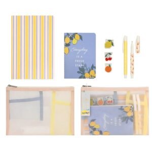 Set papelería Ibi Craft 8 piezas, "Citric Note Kit"